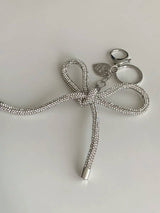 SHINE ROPE RIBBON KEY RING