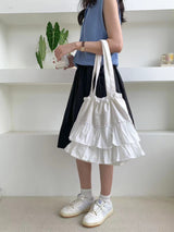 RUFFLE SHOULDER BAG