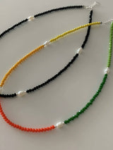 FOUR PEARLS BEADS NECKLACE