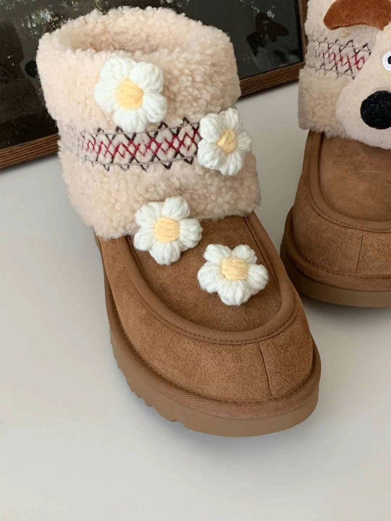 FLOWER PIN FOR BOOTS