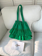 RUFFLE SHOULDER BAG