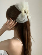 CHIFFON RIBBON HAIR CLIP