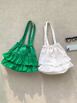 RUFFLE SHOULDER BAG