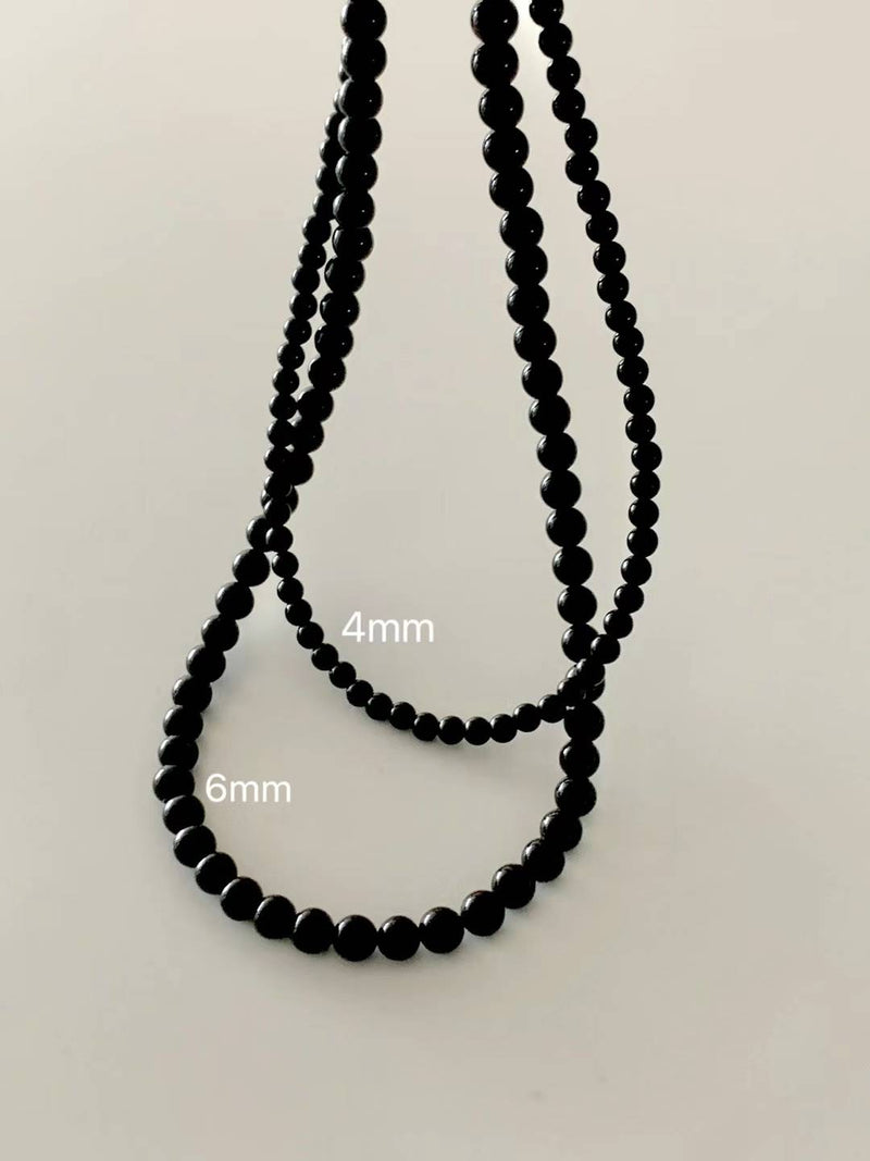 ONYX BLACK PEARL NECKLACE