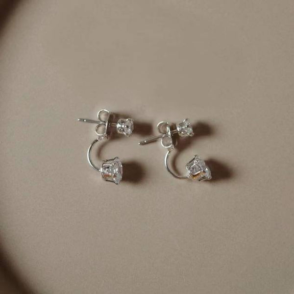 LUN CUBIC EARRINGS