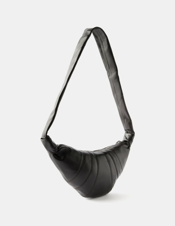 LEATHER CROISSANT BAG