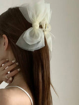 CHIFFON RIBBON HAIR CLIP