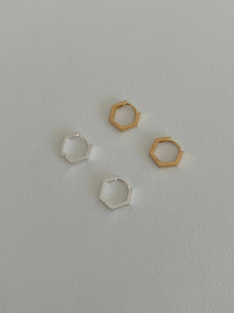 HEXAGON EARRINGS