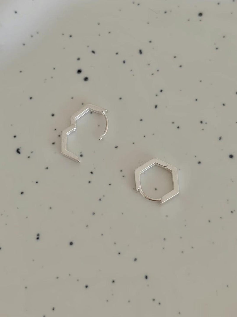 HEXAGON EARRINGS