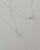 CUBIC SNOWFLAKES NECKLACE