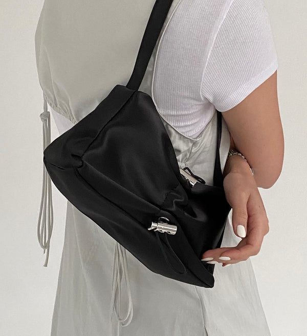 STRING SATIN BAG