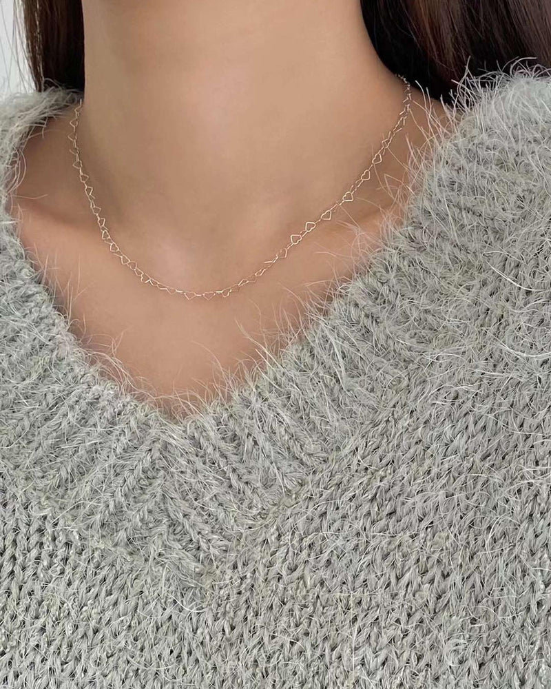 HEART CHAIN NECKLACE